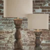 Light & Living Lampvoet Cadore Mangohout Weather Barn 64cm