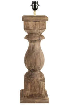 Light & Living Lampvoet Cadore Mangohout Weather Barn 64cm