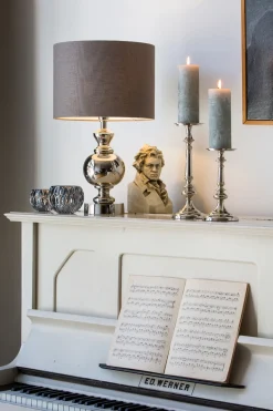 Light & Living Lampvoet Cady Nikkel Small