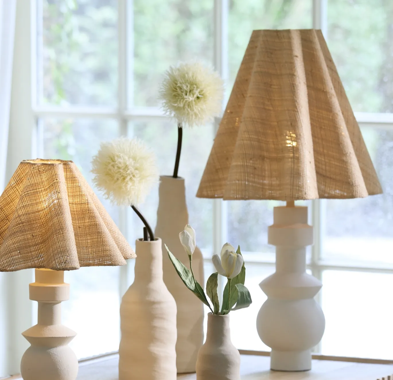 Light & Living Lampvoet Esino Crème