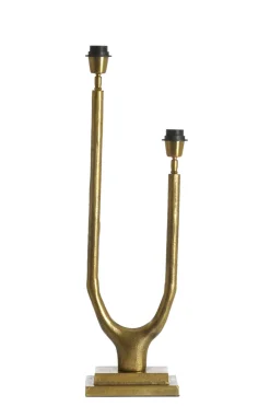 Light & Living Lampvoet Gavi 2-Lichts Antiek Brons