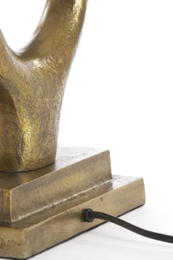 Light & Living Lampvoet Gavi 2-Lichts Antiek Brons