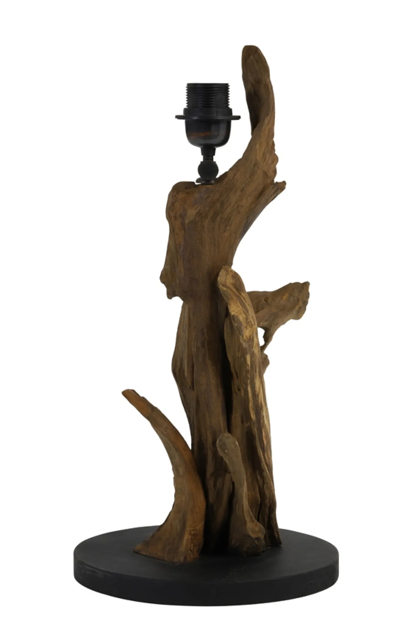 Light & Living Lampvoet Ikal Recycled Teakhout Naturel Bruin 50cm