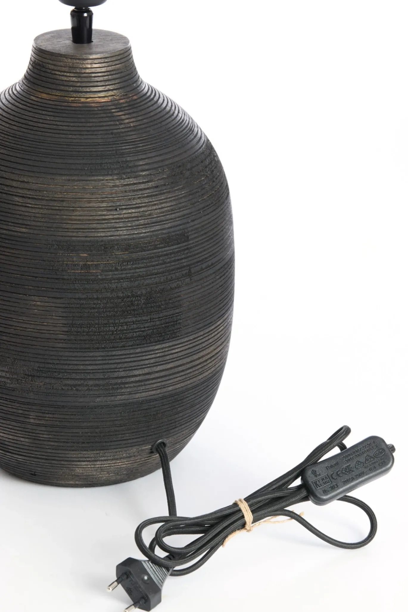 Light & Living Lampvoet Khomai Antiek Bruin Hoog