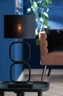 Light & Living Lampvoet Lutika Mat Zwart M