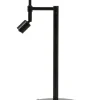 Light & Living Lampvoet Montana Mat Zwart met Led 47,5cm