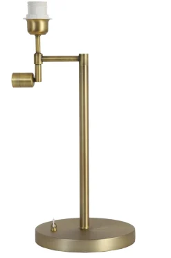 Light & Living Lampvoet Montana Antiek Brons met Led 47,5cm