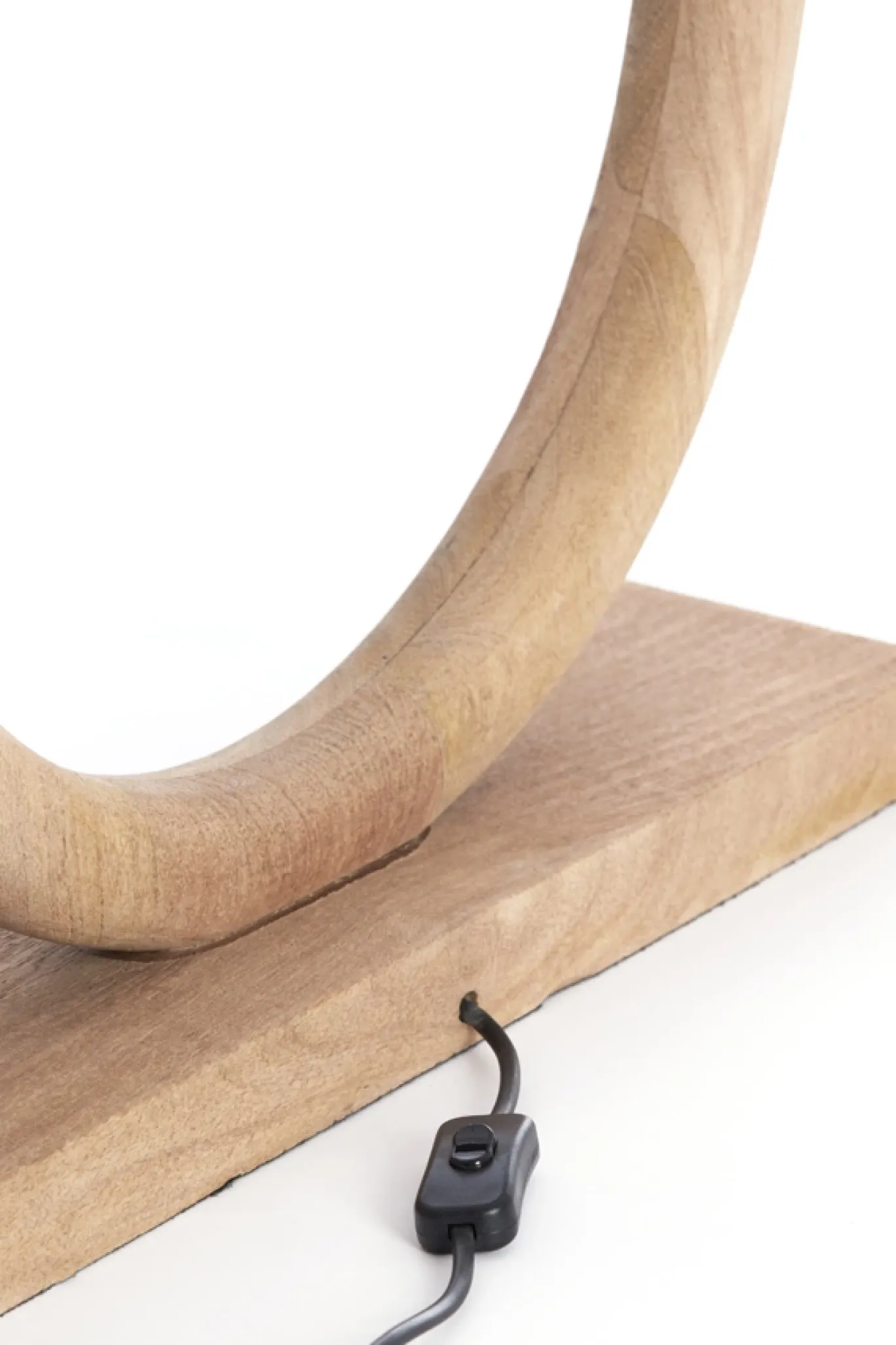 Light & Living Lampvoet Nubia Mangohout S