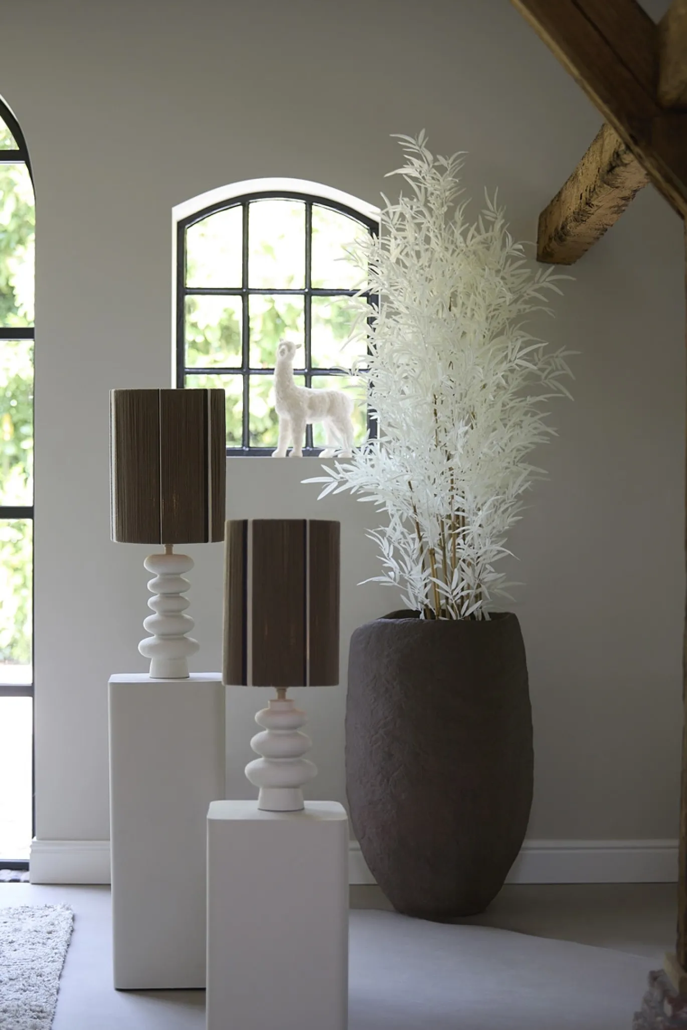 Light & Living Lampvoet Olona Crème