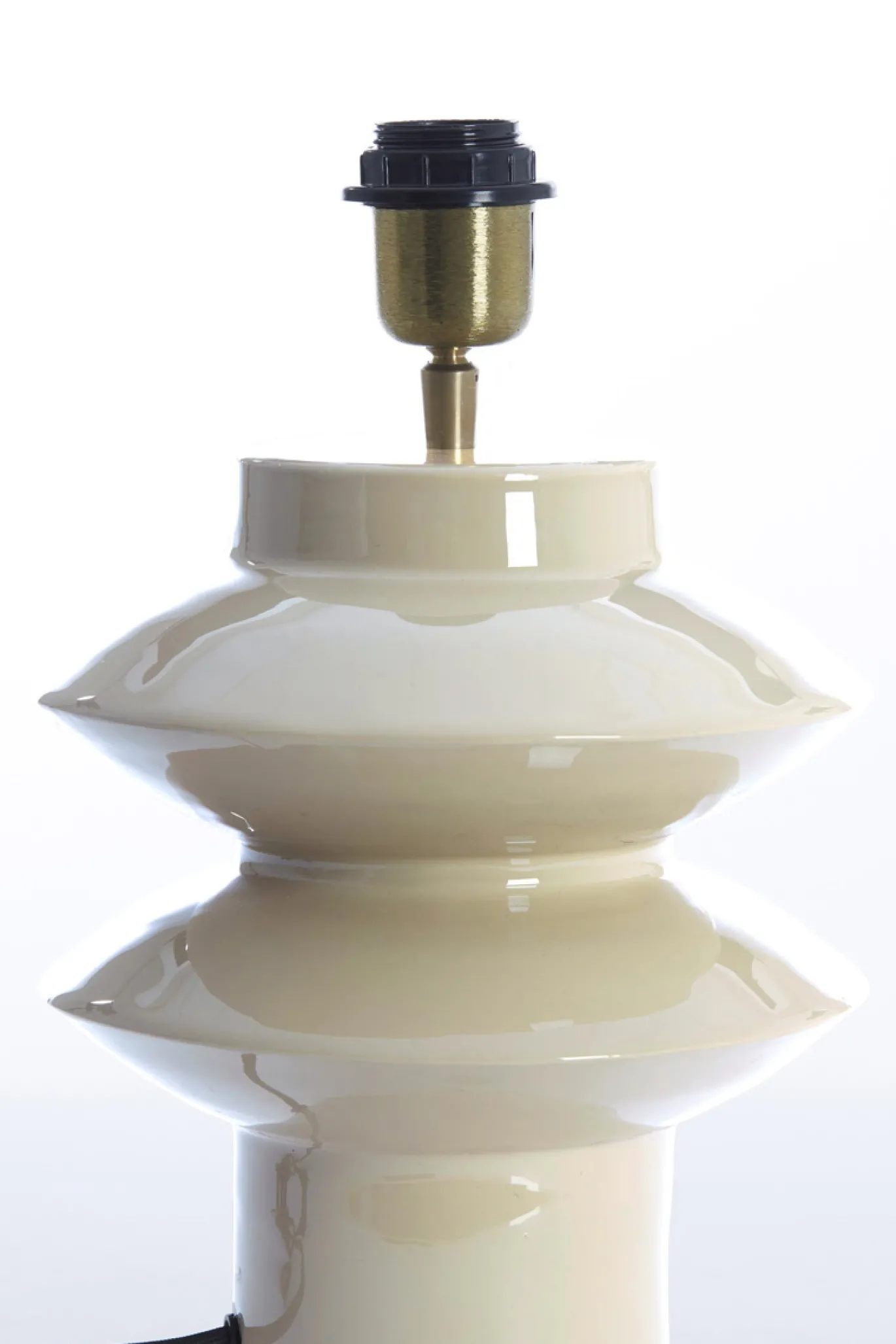Light & Living Lampvoet Petch Glans Lichtgrijs