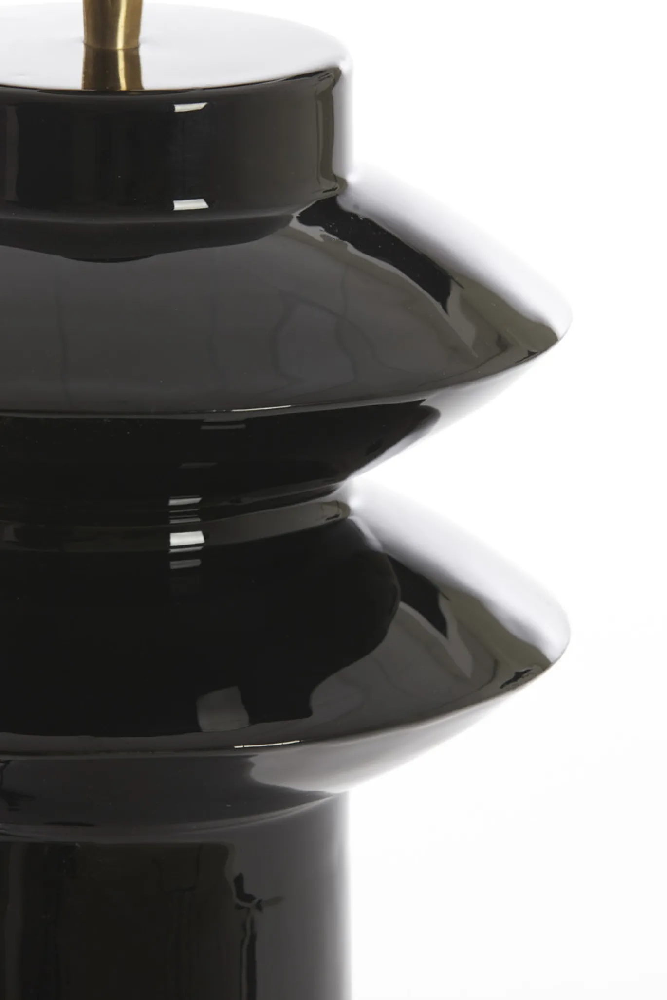 Light & Living Lampvoet Petch Glans Zwart