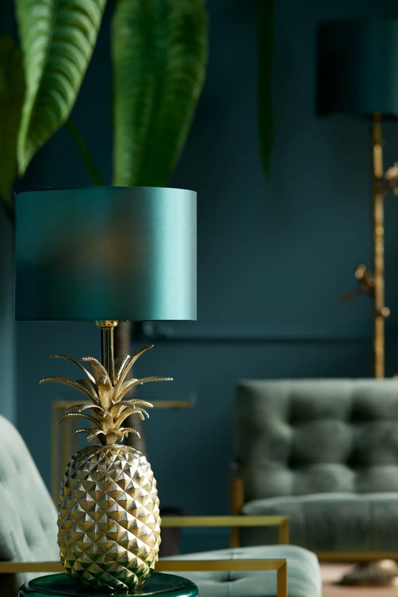 Light & Living Lampvoet Pineapple Goud S