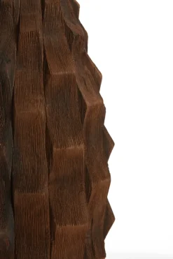 Light & Living Lampvoet Takabe Mangohout Chocolade Bruin 38cm