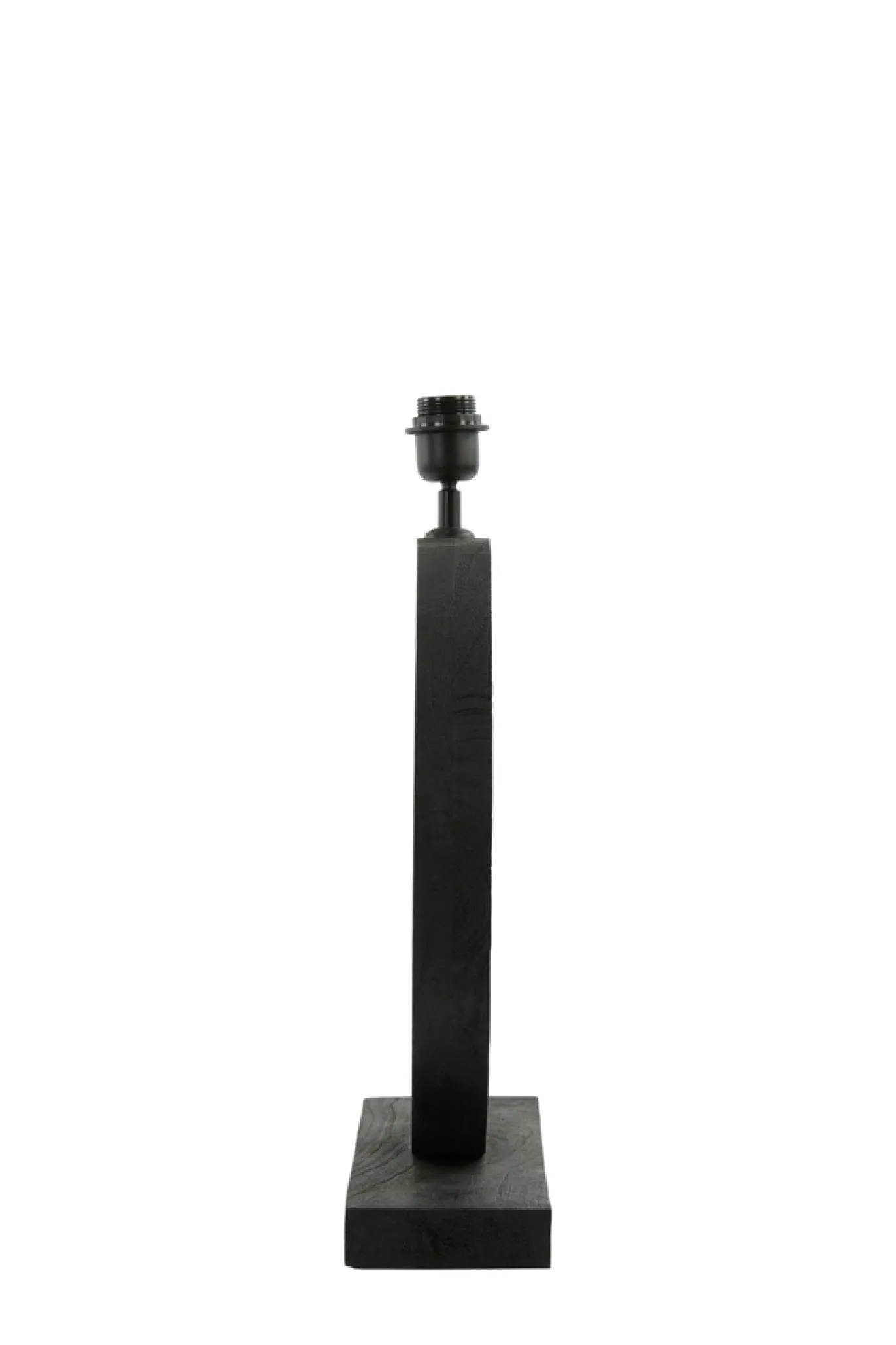 Light & Living Lampvoet Tinar Mangohout Mat Zwart 55cm