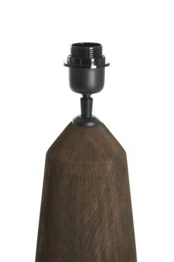 Light & Living Lampvoet Trapani Donkerbruin 35cm