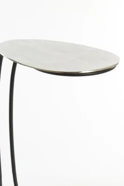 Light & Living Laptoptafel Marsh Ruw Nikkel