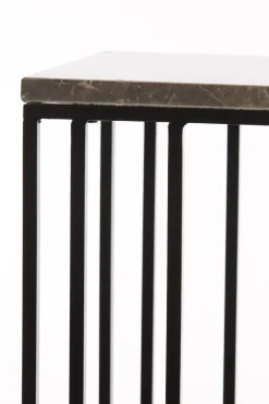 Light & Living Laptoptafel Roshan Marmer Bruin 41x31cm