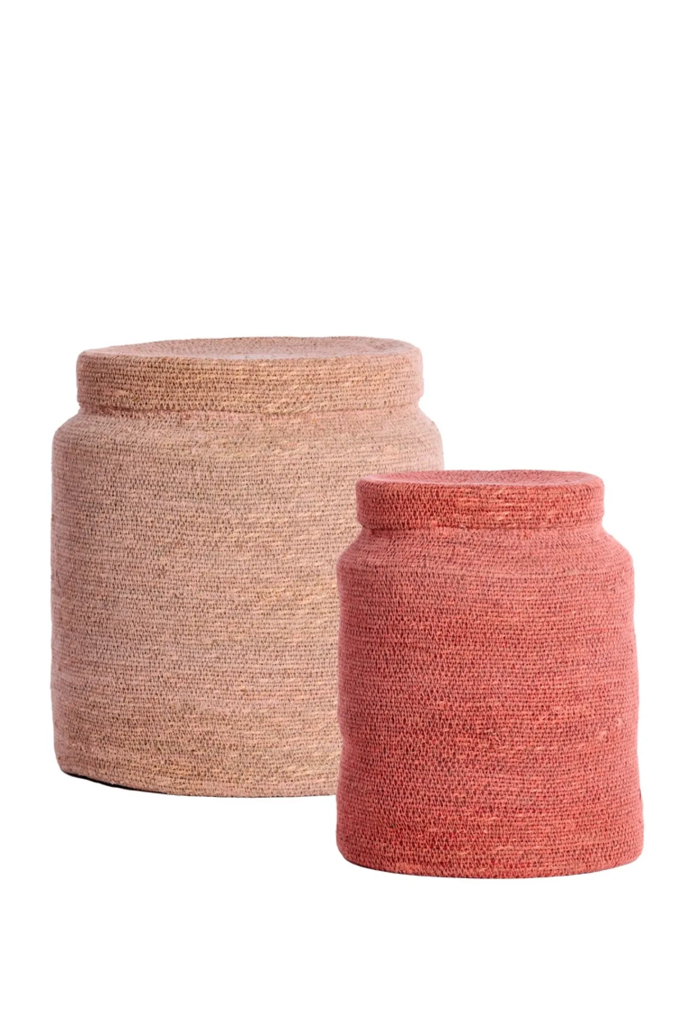 Light & Living Mand Betania Zeegras Roze Set van 2