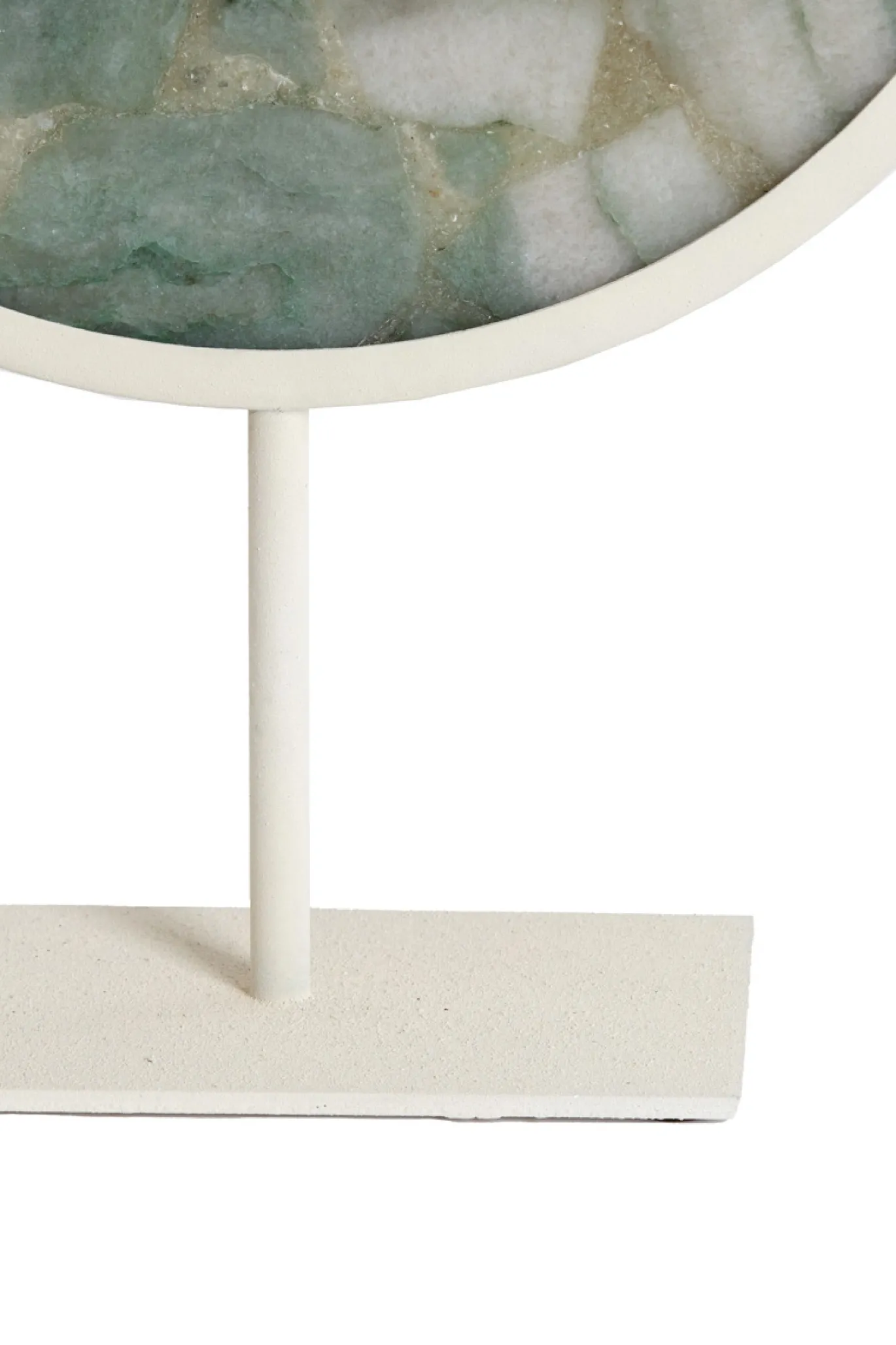 Light & Living Ornament Gouya Groen Agaat/Crème
