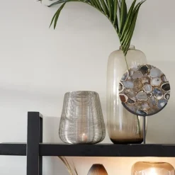 Light & Living Ornament Gouya Op Voet Agaat Bruin 50cm