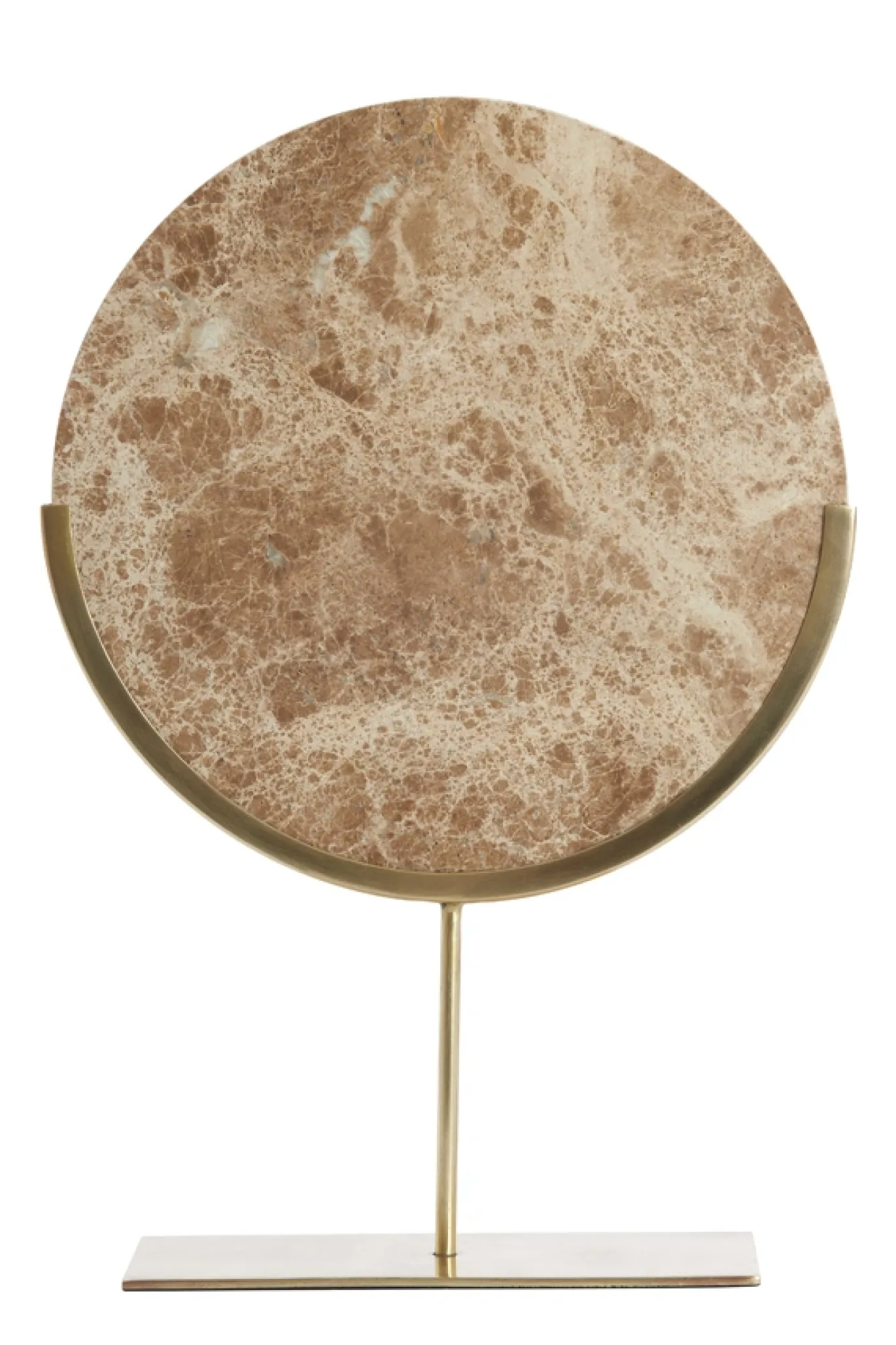 Light & Living Ornament Moreno Op Voet Marmer Bruin 51cm