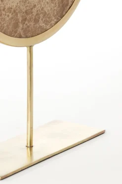 Light & Living Ornament Moreno Op Voet Marmer Bruin 51cm