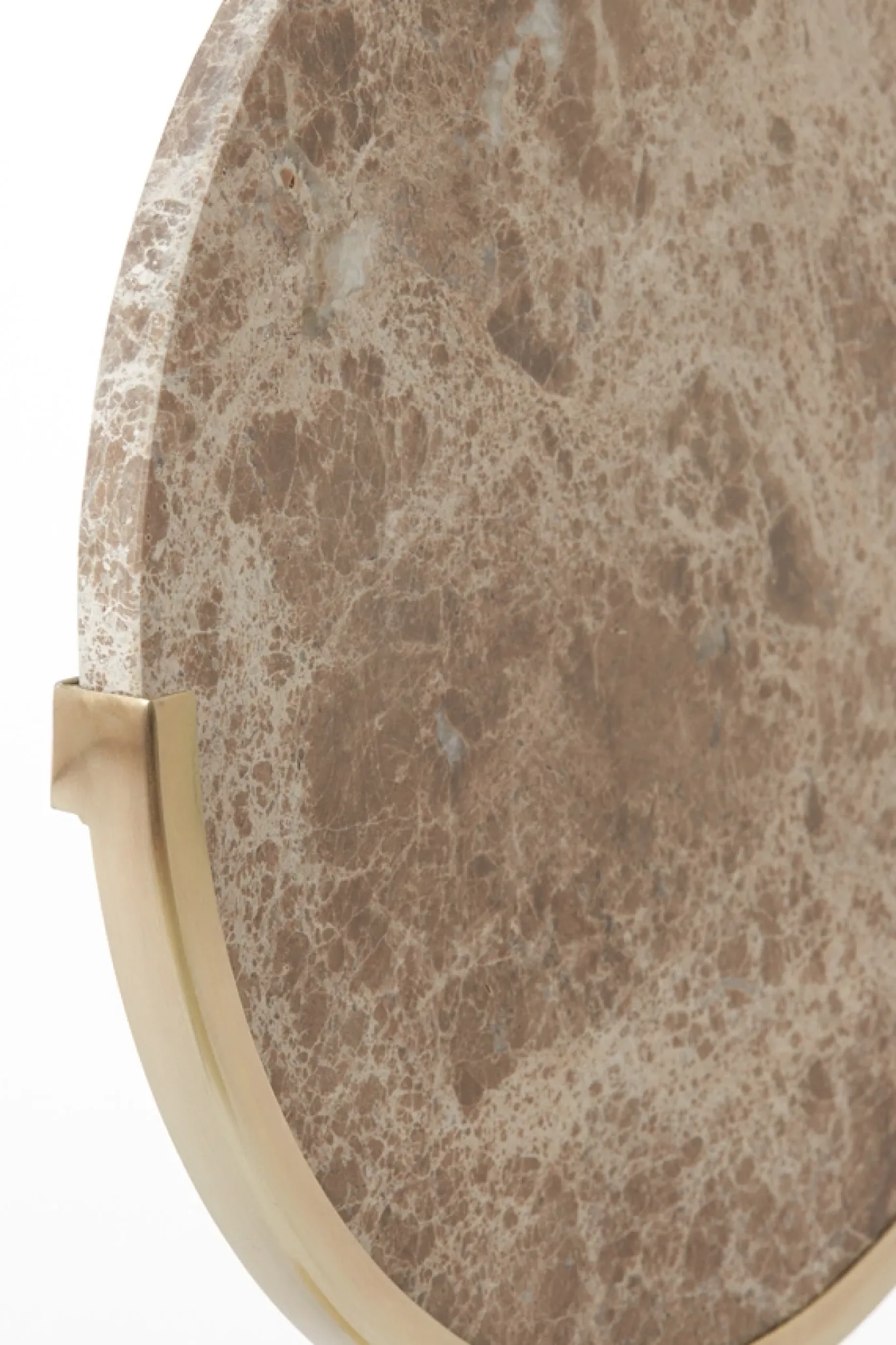 Light & Living Ornament Moreno Op Voet Marmer Bruin 51cm