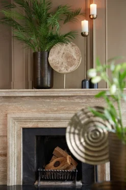 Light & Living Ornament Moreno Op Voet Marmer Bruin 51cm