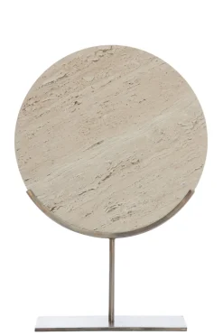 Light & Living Ornament Moreno Op Voet Zand Travertin 51cm