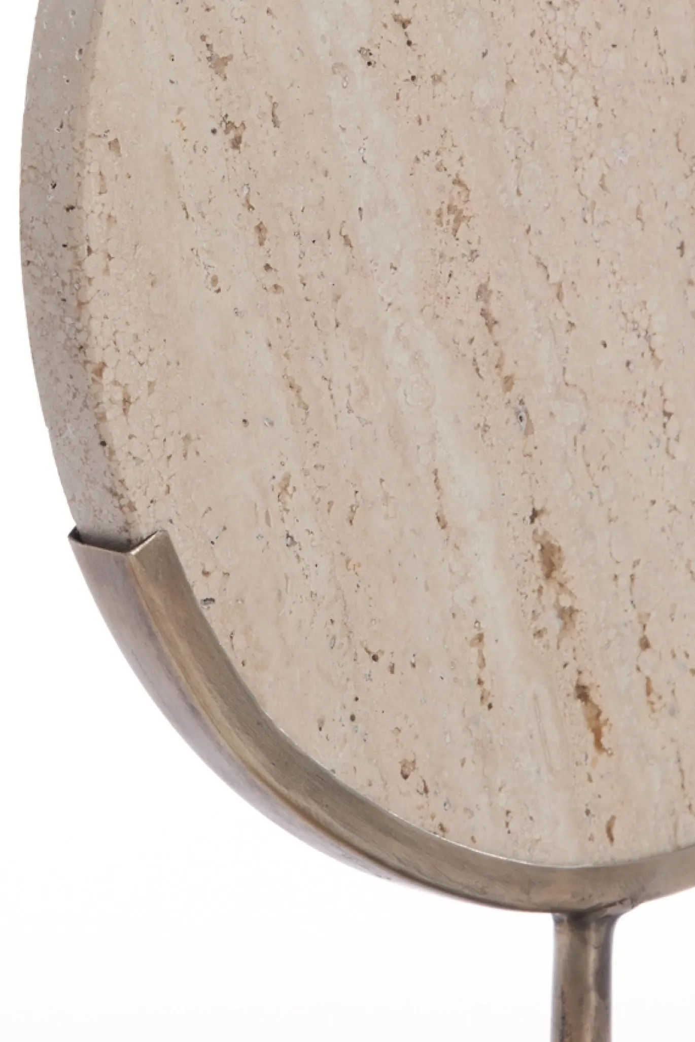 Light & Living Ornament Moreno Op Voet Zand Travertin 51cm