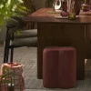 Light & Living Poef Nalani Bordeaux