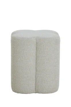 Light & Living Poef Nalani Bouclé Crème