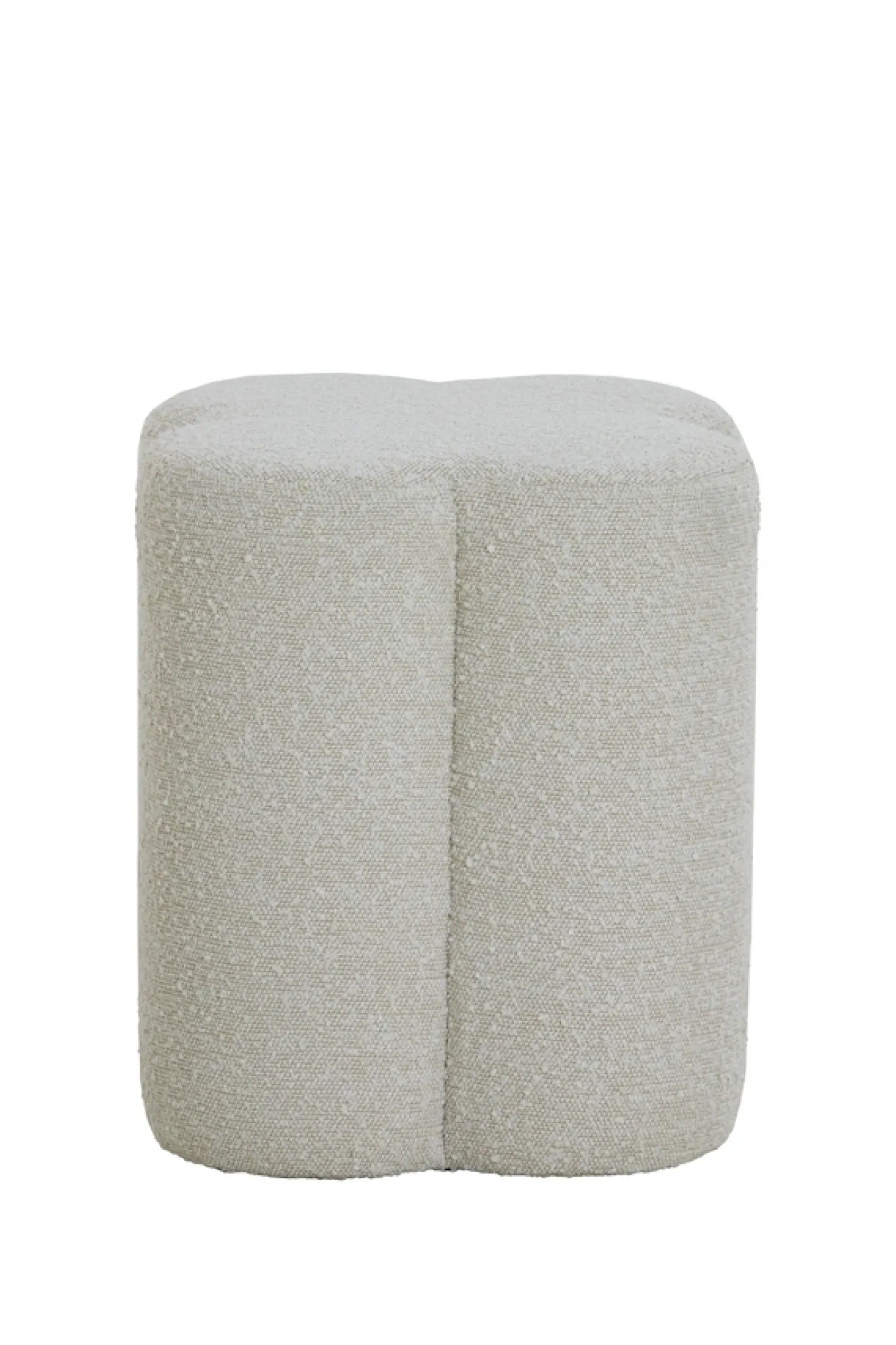 Light & Living Poef Nalani Bouclé Crème