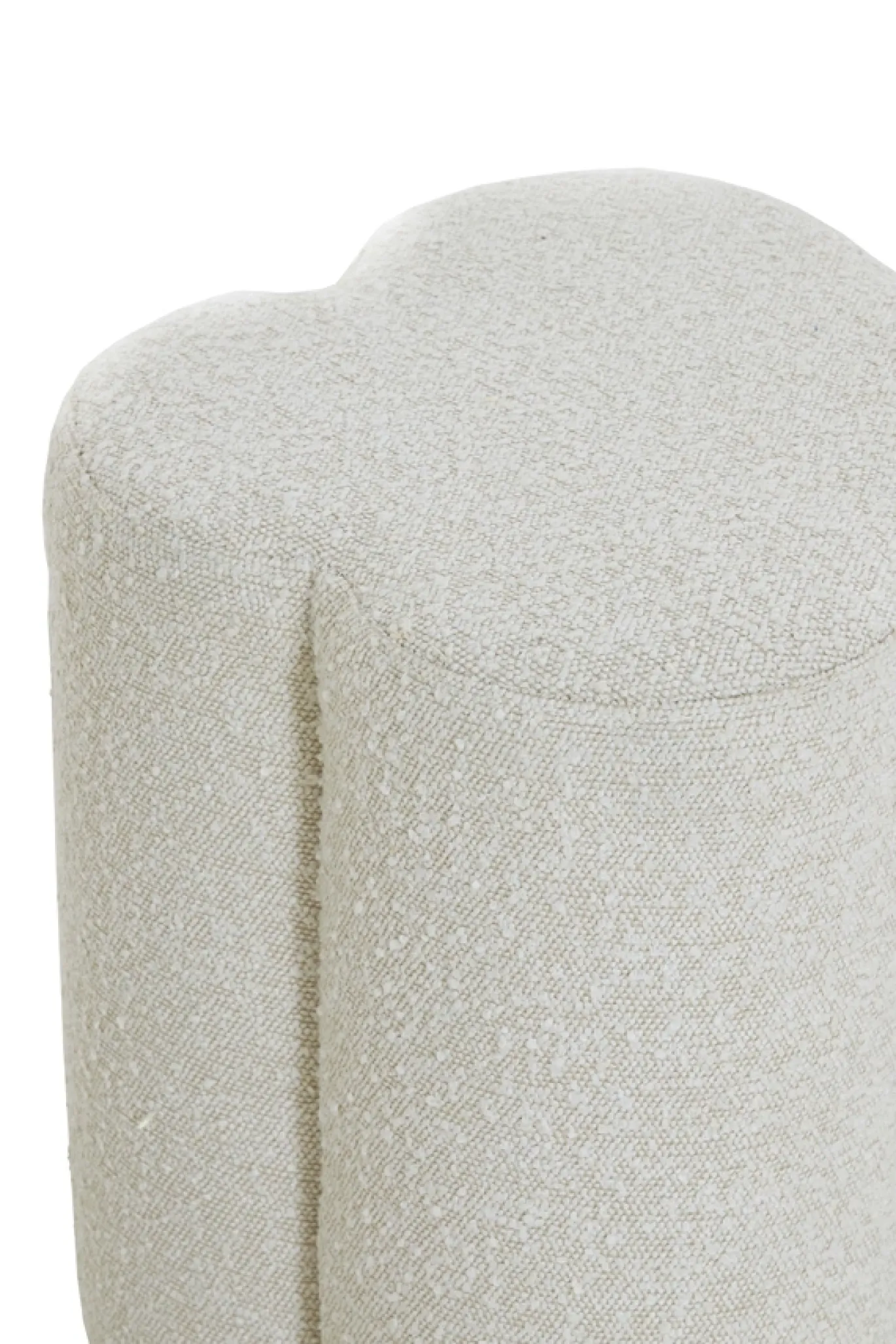 Light & Living Poef Nalani Bouclé Crème