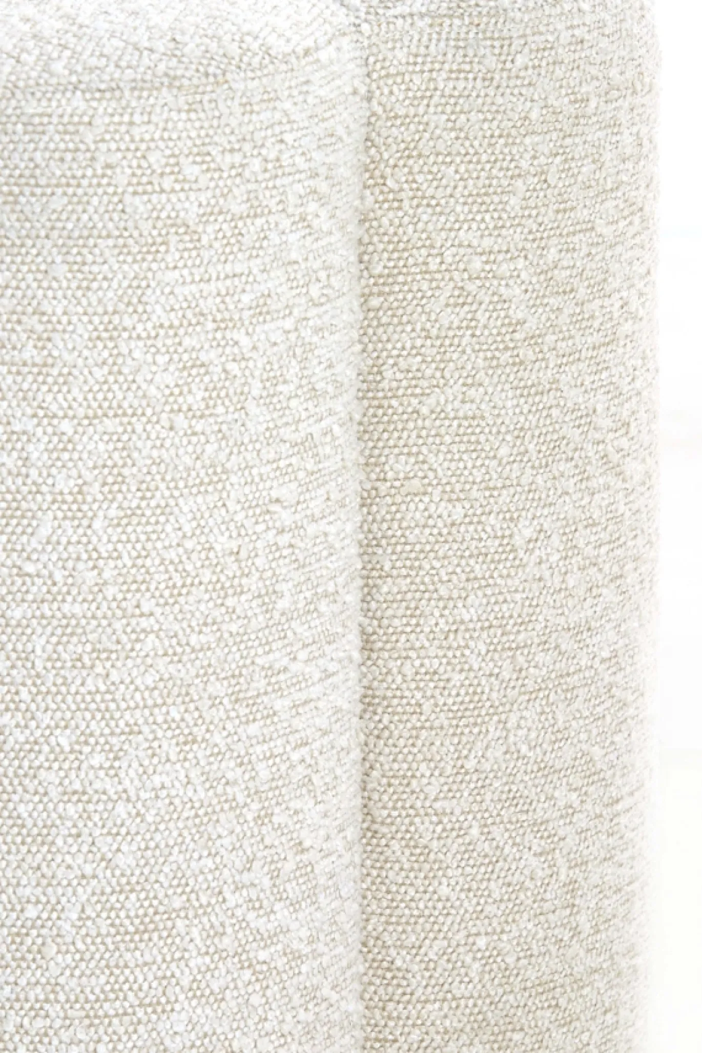 Light & Living Poef Nalani Bouclé Crème