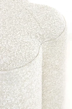 Light & Living Poef Nalani Bouclé Crème