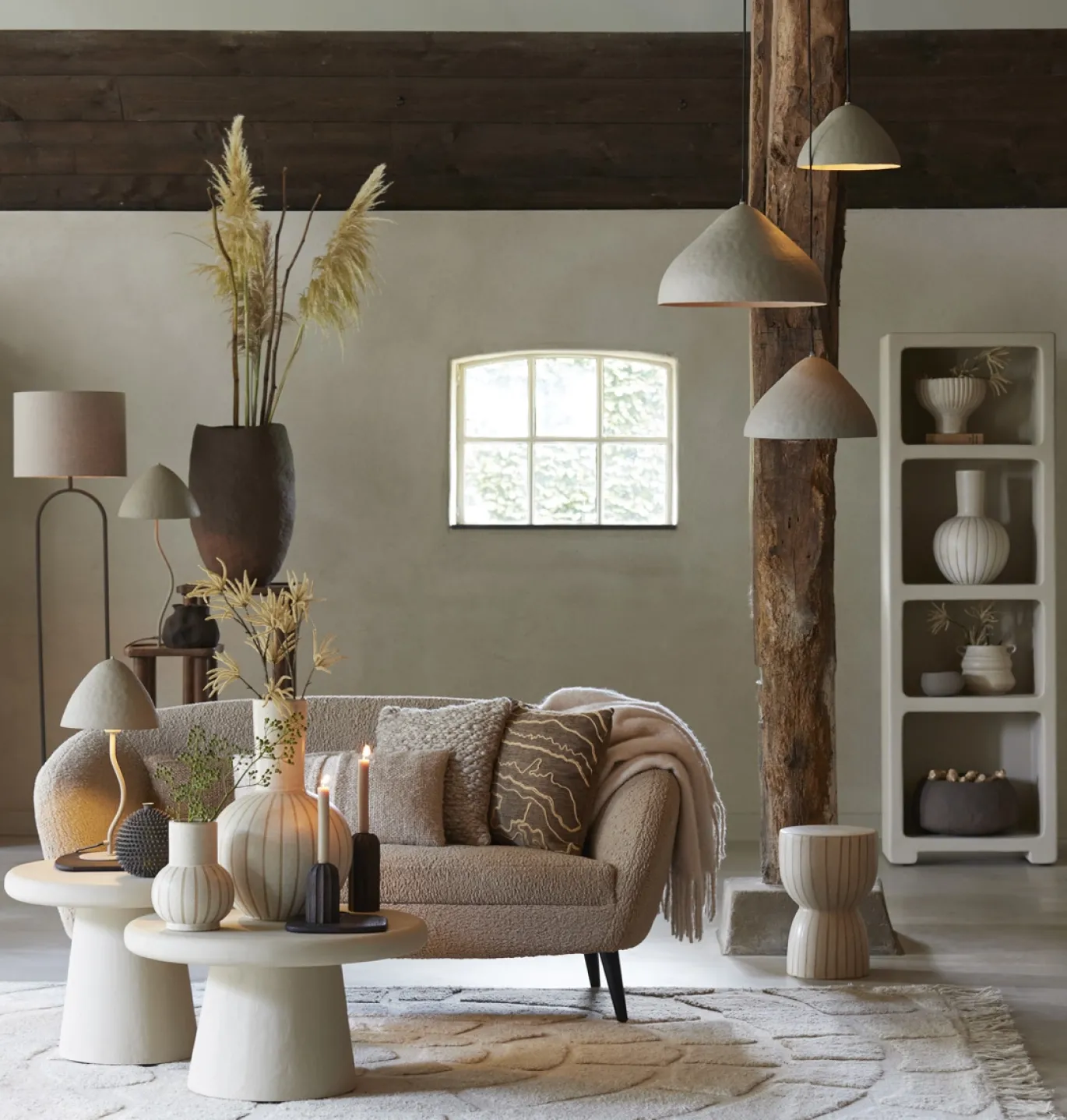 Light & Living Salontafel Kulona Beige Ø60cm
