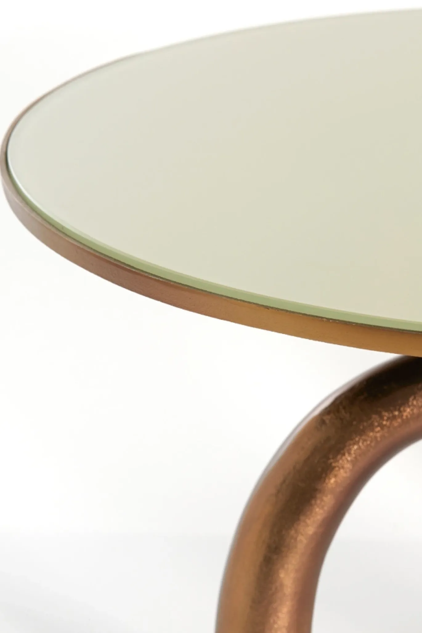 Light & Living Salontafel Mello Taupe/Brons Ø76cm