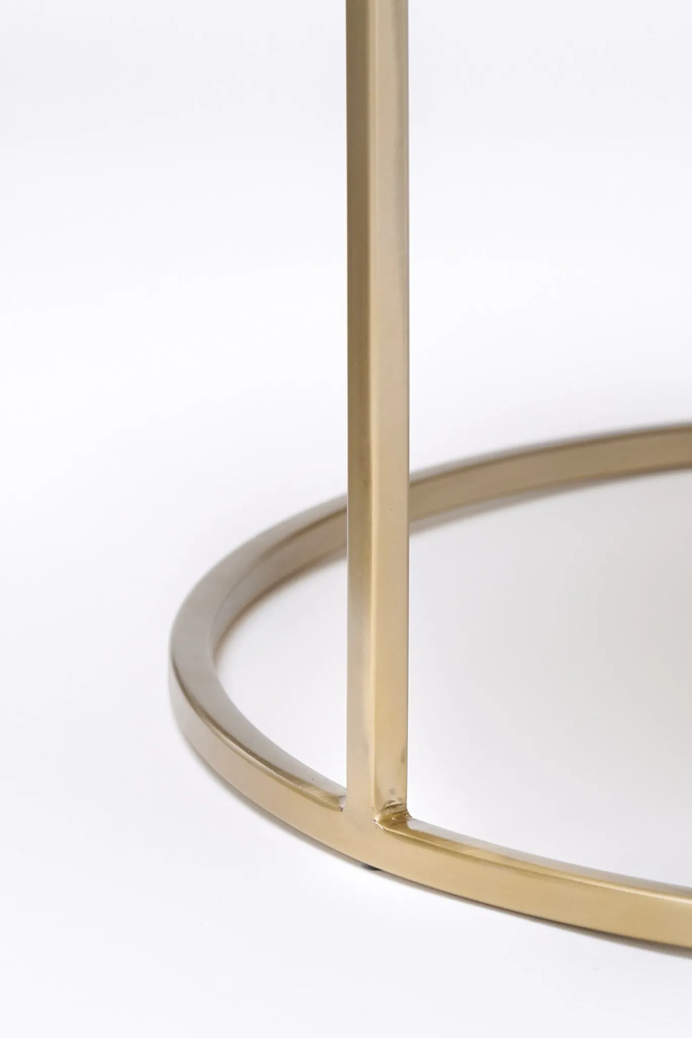 Light & Living Salontafel Set van 2 Talca Licht Goud Ø65/Ø75cm