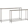 Light & Living Sidetable Morena Set van 2 Marmer Bruin 120+140cm