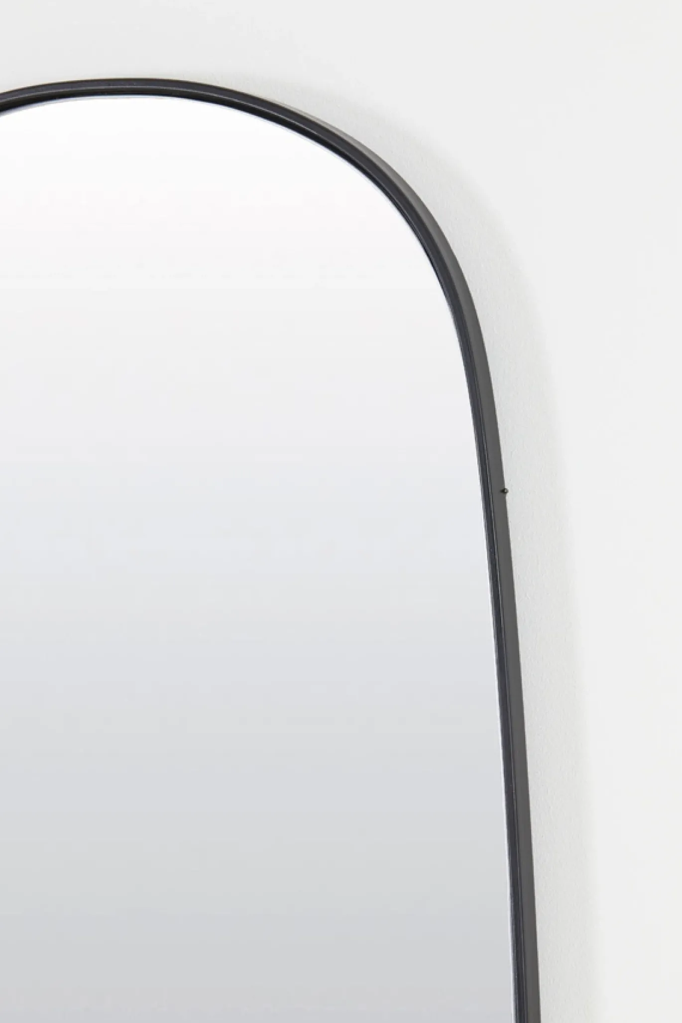 Light & Living Spiegel Libra Mat Zwart Smoke Glas 40x100cm