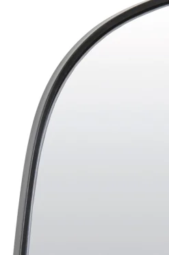 Light & Living Spiegel Libra Mat Zwart Smoke Glas 40x100cm