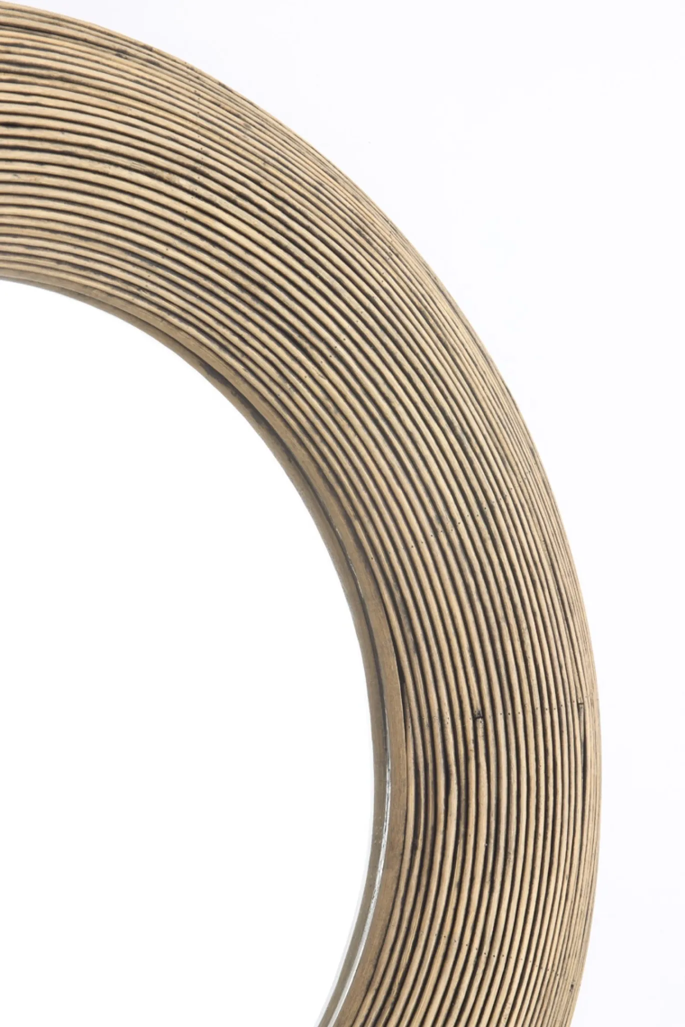 Light & Living Spiegel Piedre Rotan Bruin Ø71cm