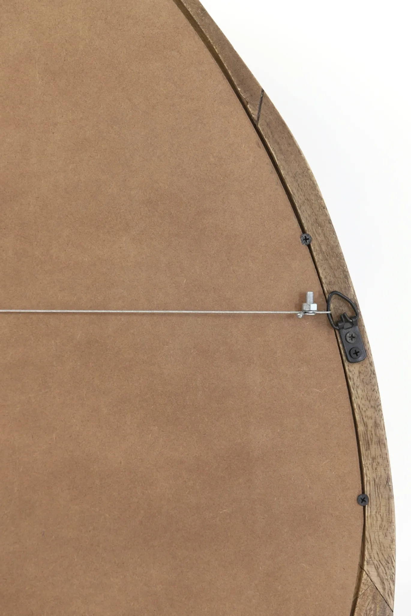 Light & Living Spiegel Sonora Mat Donkerbruin 80x70cm