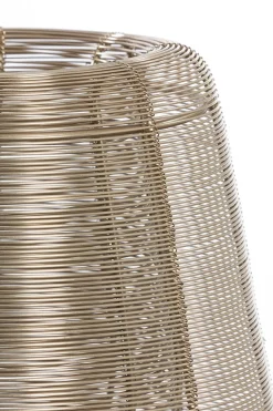 Light & Living Tafellamp Aboso IJzer Licht Goud Ø24x54cm