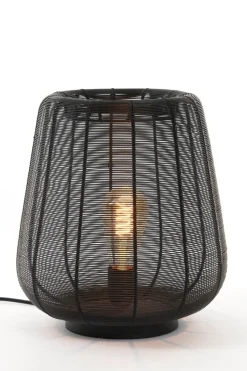 Light & Living Tafellamp Adeta IJzer Mat Zwart Ø29cm