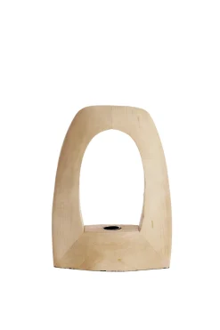 Light & Living Tafellamp Carini Mangohout Mat Naturel 35cm