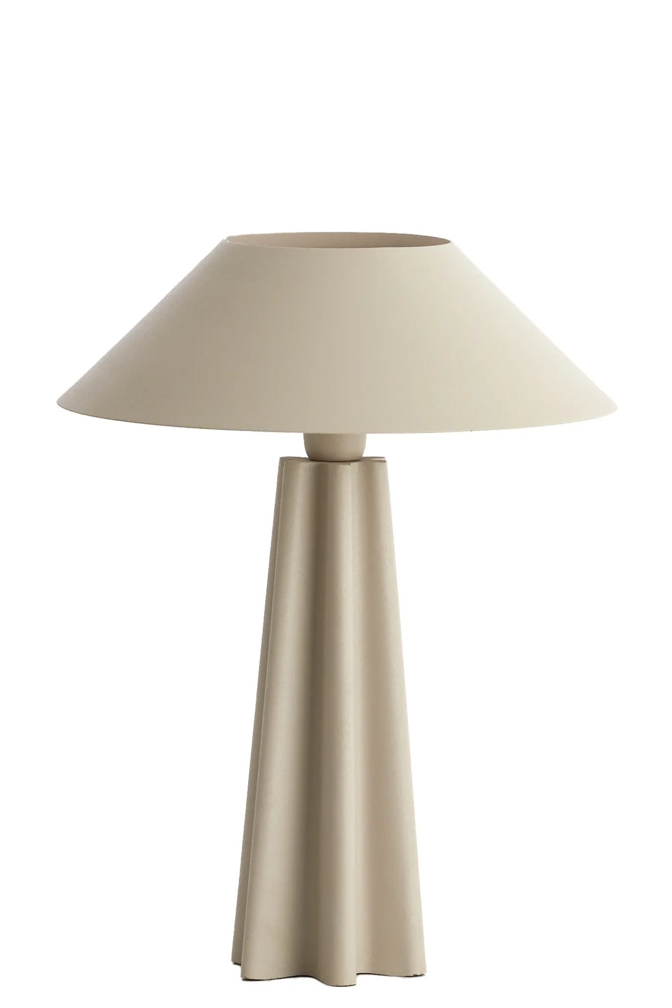 Light & Living Tafellamp Cukai Mat Beige