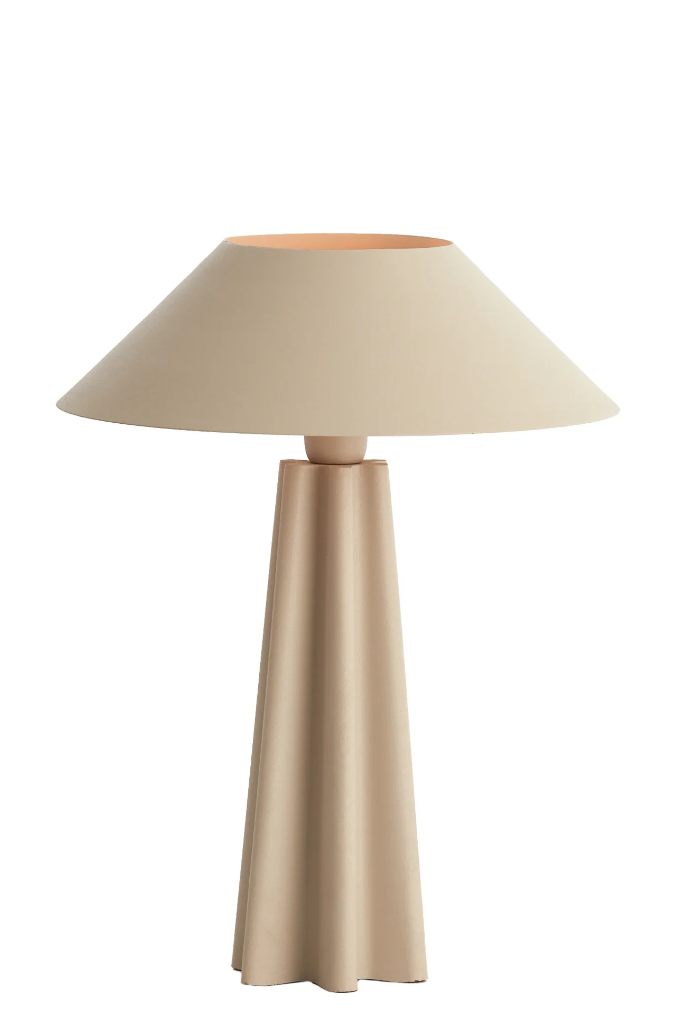 Light & Living Tafellamp Cukai Mat Beige