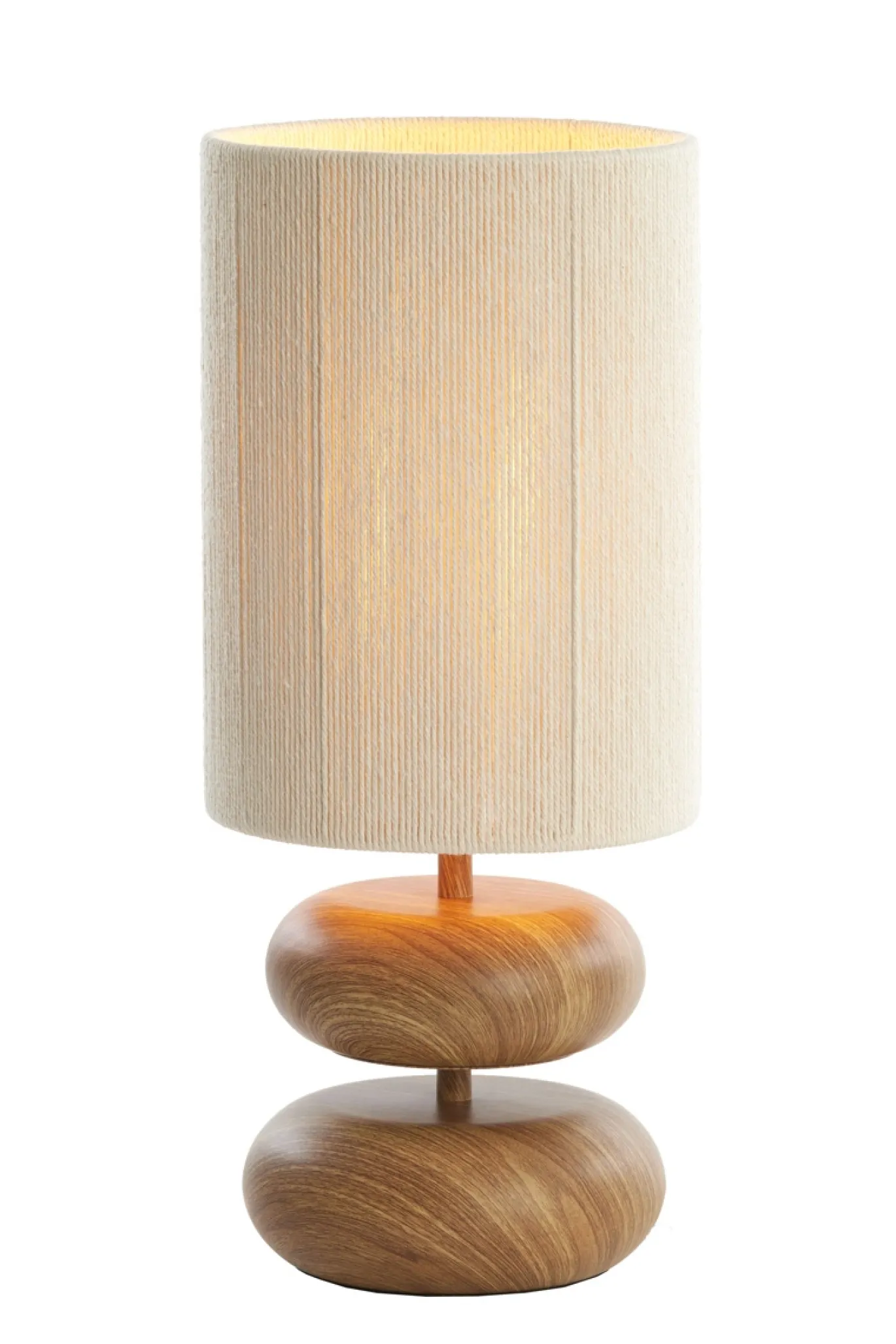 Light & Living Tafellamp Danialo Naturel/Crème M